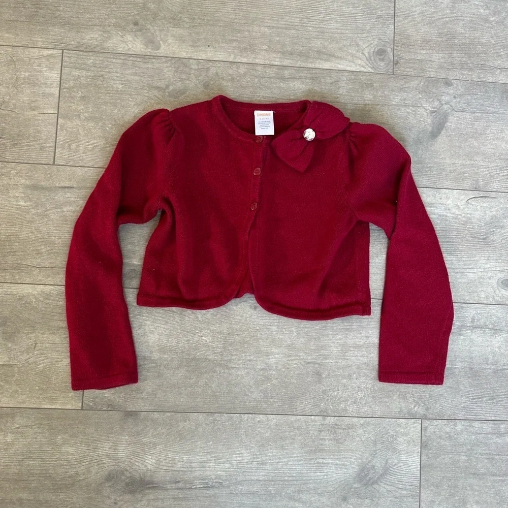Gymboree red cardigan
